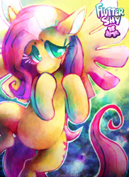 Size: 1024x1408 | Tagged: safe, artist:pengosolvent, fluttershy, pegasus, pony, female, mare, pink mane, solo, yellow coat