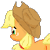 Size: 64x64 | Tagged: safe, artist:kalaverapastillera, applejack, earth pony, pony, female, mare, pixel art, ponymon