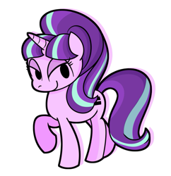 Size: 775x800 | Tagged: safe, artist:pizzasupper, starlight glimmer, pony, unicorn, equal cutie mark, grin, smiling, solo