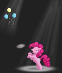 Size: 1280x1508 | Tagged: safe, artist:ratwhiskers, pinkie pie, earth pony, pony, female, mare, pink coat, pink mane, simple background, solo