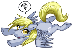 Size: 750x501 | Tagged: safe, artist:rosenightshade, derpy hooves, pegasus, pony, female, mare, solo