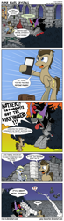 Size: 1024x3531 | Tagged: safe, artist:pony-berserker, derpy hooves, doctor whooves, king sombra, rarity, oc, oc:tom the crab, pegasus, pony, unicorn, comic, female, giant crab, hammerspace, macra, mare, psychic paper, rarity fighting a giant crab