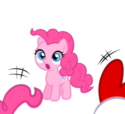 Size: 550x500 | Tagged: safe, artist:apzzang, pinkie pie, earth pony, pony, ask-grow-pinkie, female, mare, pink coat, pink mane, solo