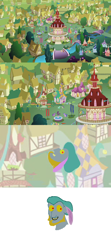 Size: 1280x2880 | Tagged: safe, screencap, amethyst star, berry punch, berryshine, blues, bon bon, caramel, carrot top, cherry berry, daisy, derpy hooves, doctor whooves, flower wishes, golden harvest, lemon hearts, linky, lyra heartstrings, meadow song, noteworthy, rainbowshine, sea swirl, seafoam, shoeshine, sparkler, sweetie drops, pegasus, pony, hearts and hooves day (episode), face, feather, female, hat, hearts and hooves day, mare, observation