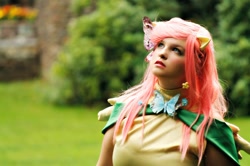 Size: 960x639 | Tagged: safe, artist:shiya-aki, fluttershy, human, cosplay, irl, irl human, photo, solo