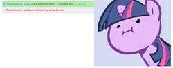 Size: 1510x600 | Tagged: safe, derpibooru import, twilight sparkle, :i, derpibooru, meta, text, the smiling pony, wut face