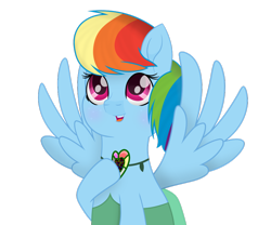 Size: 1024x853 | Tagged: safe, artist:chocolateswirlyt, derpibooru import, rainbow dash, pegasus, pony, clothes, dress, jewelry, movie accurate, necklace, simple background, solo, transparent background