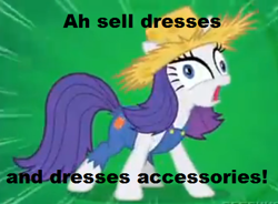 Size: 471x346 | Tagged: safe, screencap, rarity, pony, unicorn, simple ways, derp, image macro, king of the hill, rarihick