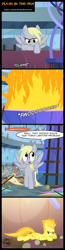 Size: 760x2916 | Tagged: safe, artist:toxic-mario, derpy hooves, spitfire, pegasus, pony, comic:toxic-mario's derpfire shipwreck, equestria games (episode), cauldron, comic, derpfire, equestria games, female, mare, scene parody, spitfiery, spitfire's hair is fire