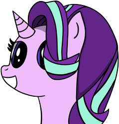 Size: 1292x1354 | Tagged: safe, artist:somedrawer, starlight glimmer, pony, bust, portrait, simple background, solo, transparent background