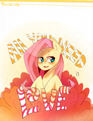 Size: 600x778 | Tagged: dead source, safe, artist:tomoe-chi, fluttershy, pegasus, pony, solo