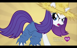 Size: 1280x800 | Tagged: safe, screencap, rarity, pony, unicorn, simple ways, droopy drawers, rarihick, solo, swag, yolo