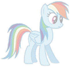 Size: 1650x1552 | Tagged: safe, artist:qeinone, derpibooru import, rainbow dash, pegasus, pony, ascii, binary, female, mare, solo