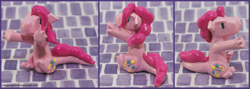 Size: 1024x365 | Tagged: safe, artist:howmanydragons, pinkie pie, dragon, craft, pinkiedragon, sculpture, species swap