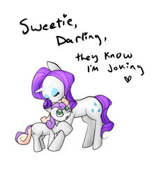 Size: 680x780 | Tagged: safe, artist:moonblizzard, rarity, sweetie belle, pony, unicorn, ask, rarity answers, tumblr