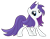 Size: 1000x776 | Tagged: safe, artist:hip-indeed, rarity, pony, unicorn, simple ways, female, mare, purple mane, solo, white coat