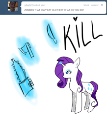 Size: 680x780 | Tagged: safe, artist:moonblizzard, rarity, pony, unicorn, ask, rarity answers, solo, tumblr