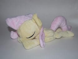 Size: 3072x2312 | Tagged: safe, artist:blindfaith-boo, fluttershy, beanie (plushie), irl, photo, plushie