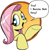 Size: 421x431 | Tagged: safe, idw, fluttershy, pegasus, pony, bad advice fluttershy, best pony, blue eyes, comic, dialogue, exploitable meme, female, mare, meme, open mouth, pink mane, raised hoof, raised leg, simple background, smiling, solo, speech bubble, talking to viewer, underhoof, yellow coat