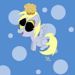 Size: 2600x2600 | Tagged: safe, artist:eillahwolf, derpy hooves, pegasus, pony, female, mare, solo