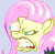 Size: 282x276 | Tagged: safe, artist:moophins, fluttershy, pegasus, pony, eye bulging, meme, rage face, solo