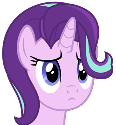 Size: 3088x3338 | Tagged: safe, artist:sketchmcreations, starlight glimmer, pony, unicorn, uncommon bond, frown, simple background, solo, transparent background, vector