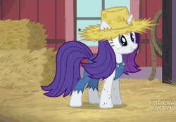 Size: 1550x1080 | Tagged: safe, screencap, rarity, pony, unicorn, simple ways, animated, bucktooth, derp, nose picking, rarihick, solo