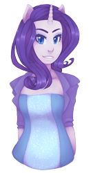 Size: 1024x1896 | Tagged: safe, artist:ringabutt, rarity, anthro, human, ambiguous facial structure, humanized, pony coloring, solo