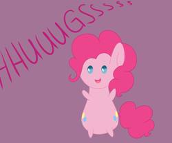 Size: 3000x2500 | Tagged: safe, artist:verminshy, pinkie pie, earth pony, pony, blob, hug, solo, tumblr