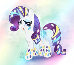 Size: 2040x1800 | Tagged: safe, artist:joakaha, rarity, pony, unicorn, female, mare, purple mane, rainbow power, solo, white coat