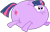 Size: 900x574 | Tagged: safe, artist:ikuntyphoon, derpibooru import, twilight sparkle, balloon, inflation, shocked, vector