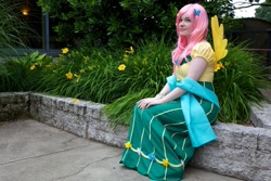 Size: 1077x718 | Tagged: safe, artist:cepiapon, fluttershy, human, cosplay, irl, irl human, photo, solo