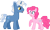 Size: 1394x832 | Tagged: safe, artist:ludiculouspegasus, pinkie pie, pokey pierce, earth pony, pony, female, male, pokeypie, shipping, straight