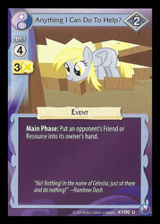 Size: 344x480 | Tagged: safe, derpy hooves, pegasus, pony, canterlot nights, ccg, enterplay, female, mare, solo