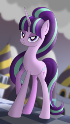 Size: 1974x3484 | Tagged: safe, artist:omnisimon11, starlight glimmer, pony, unicorn, canterlot, solo