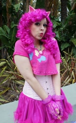 Size: 1273x2048 | Tagged: safe, artist:aktrez, pinkie pie, human, cosplay, irl, irl human, photo, solo