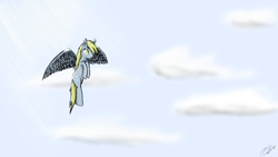 Size: 1920x1080 | Tagged: safe, artist:jtkm, derpy hooves, pegasus, pony, female, mare, solo