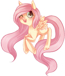 Size: 900x1050 | Tagged: safe, artist:yuri4boris, fluttershy, pegasus, pony, female, mare, pink mane, solo, yellow coat