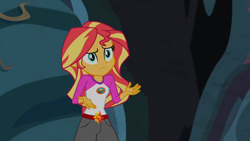 Size: 1920x1080 | Tagged: safe, screencap, sunset shimmer, equestria girls, legend of everfree, solo