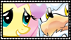 Size: 101x57 | Tagged: safe, artist:tehnotsosupahgirl, fluttershy, pegasus, pony, crossover, crossover shipping, deviantart stamp, female, heart, interspecies, love, male, shipping, silver the hedgehog, silvershy, sonic the hedgehog (series), stamp, straight