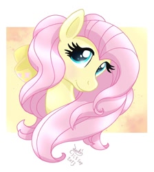 Size: 878x980 | Tagged: safe, artist:joakaha, fluttershy, pegasus, pony, bust, portrait, solo