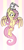 Size: 622x1285 | Tagged: safe, artist:wolframclaws, angel bunny, fluttershy, pegasus, pony, rabbit, female, mare, pet, pink mane, yellow coat