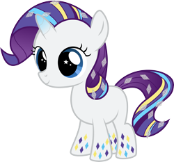 Size: 6430x6000 | Tagged: safe, artist:serenawyr, rarity, pony, unicorn, season 4, absurd resolution, female, filly, filly rarity, rainbow power, simple background, solo, transparent background, vector, younger