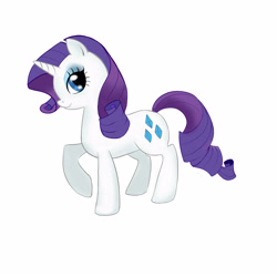 Size: 3400x3400 | Tagged: safe, artist:satohai, rarity, pony, unicorn, female, horn, mare, solo, white coat