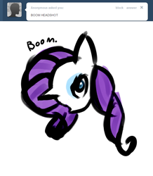 Size: 680x780 | Tagged: safe, artist:moonblizzard, rarity, pony, unicorn, ask, rarity answers, solo, tumblr