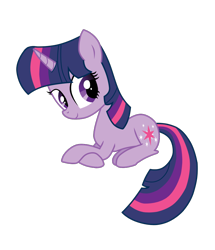 Size: 818x951 | Tagged: safe, artist:rhythmcharm, derpibooru import, twilight sparkle, pony, unicorn, female, horn, mare, purple coat, purple mane, smiling, solo