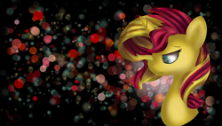 Size: 3800x2159 | Tagged: safe, artist:ilynalta, sunset shimmer, pony, solo, wallpaper