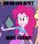 Size: 521x609 | Tagged: safe, pinkie pie, equestria girls, female, pink hair, sassy, solo, text