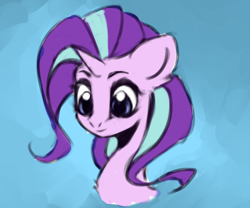 Size: 1062x885 | Tagged: safe, artist:limchph2, starlight glimmer, pony, unicorn, bust, portrait, solo