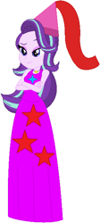 Size: 275x612 | Tagged: safe, artist:ra1nb0wk1tty, artist:selenaede, artist:user15432, starlight glimmer, human, equestria girls, spoiler:eqg specials, base used, clothes, costume, dress, gown, halloween, halloween costume, hasbro, hasbro studios, hat, holiday, jewelry, necklace, princess, princess costume, princess hat, princess starlight glimmer, stars